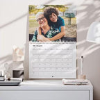 Custom Photo Calendar – Personalized 12-Month Keepsake Family Calendar