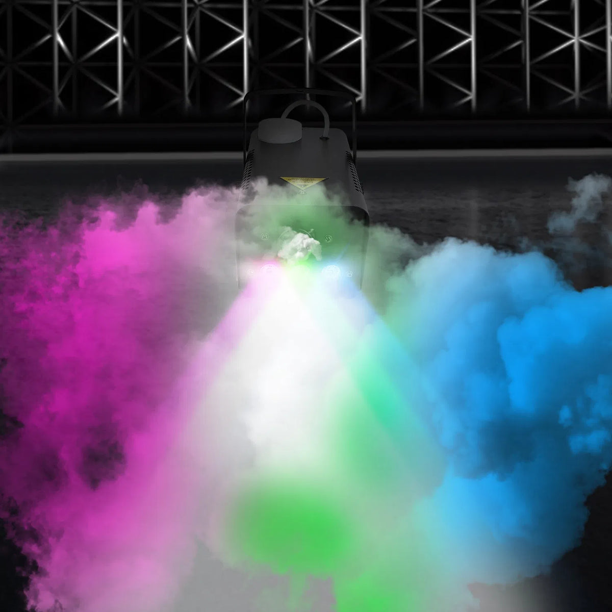 800W Fog Machine with 3 Color LED Lights (Red/Blue/Green) - 2000 CFM O ...