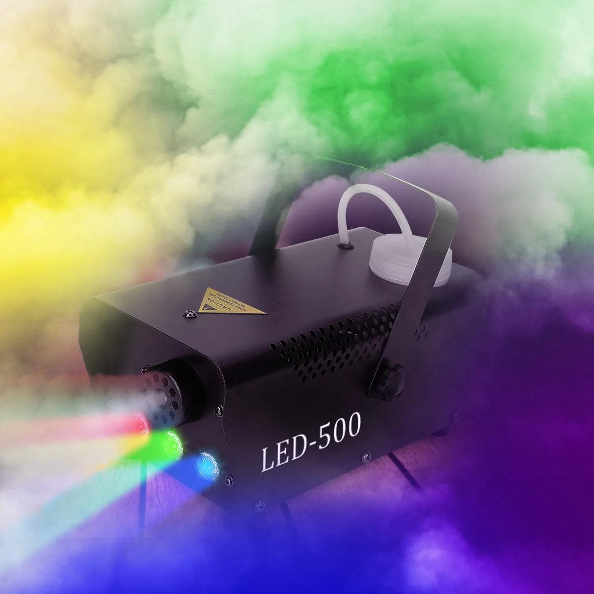 800W Fog Machine with 3 Color LED Lights (Red/Blue/Green) - 2000 CFM O ...