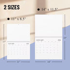 Custom Photo Calendar – Personalized 12-Month Keepsake Family Calendar