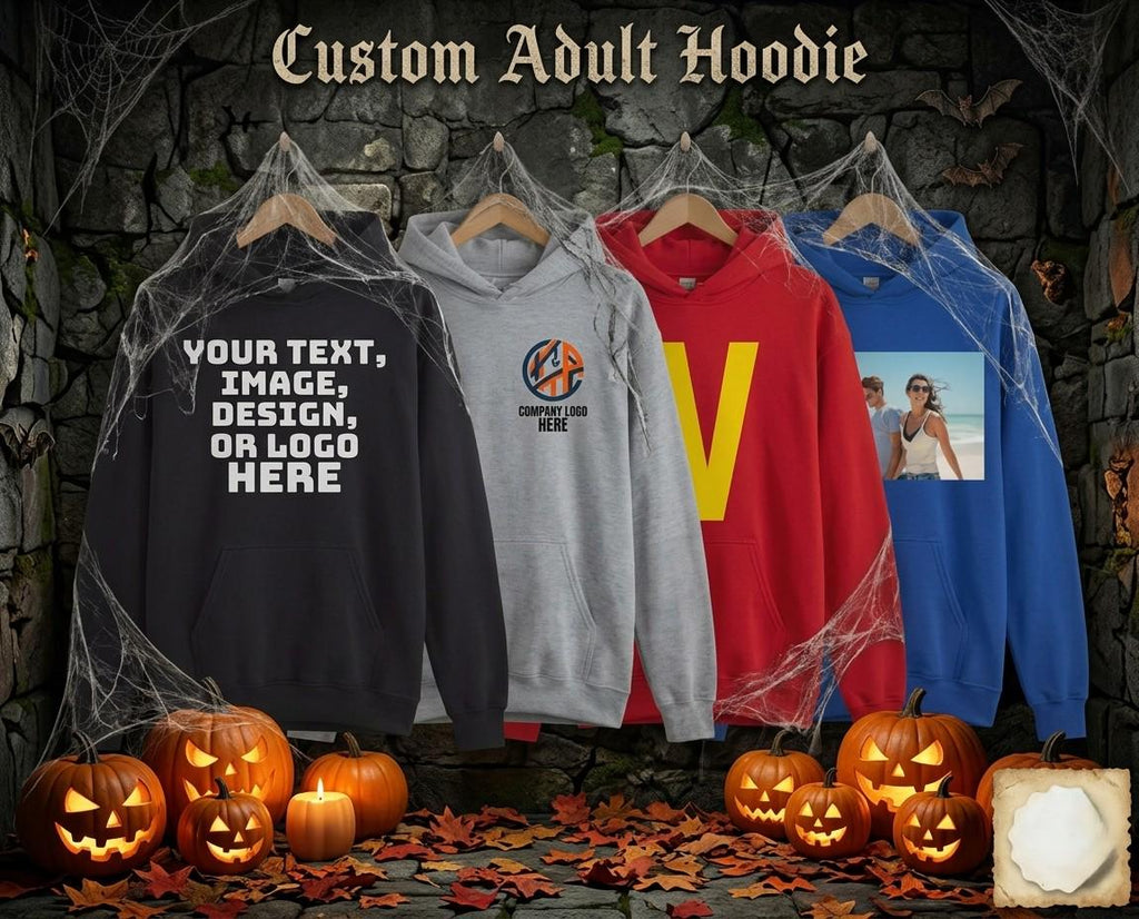 Personalized Custom Hoodie – Custom Photo & Graphic Front Pouch Sweatshirt