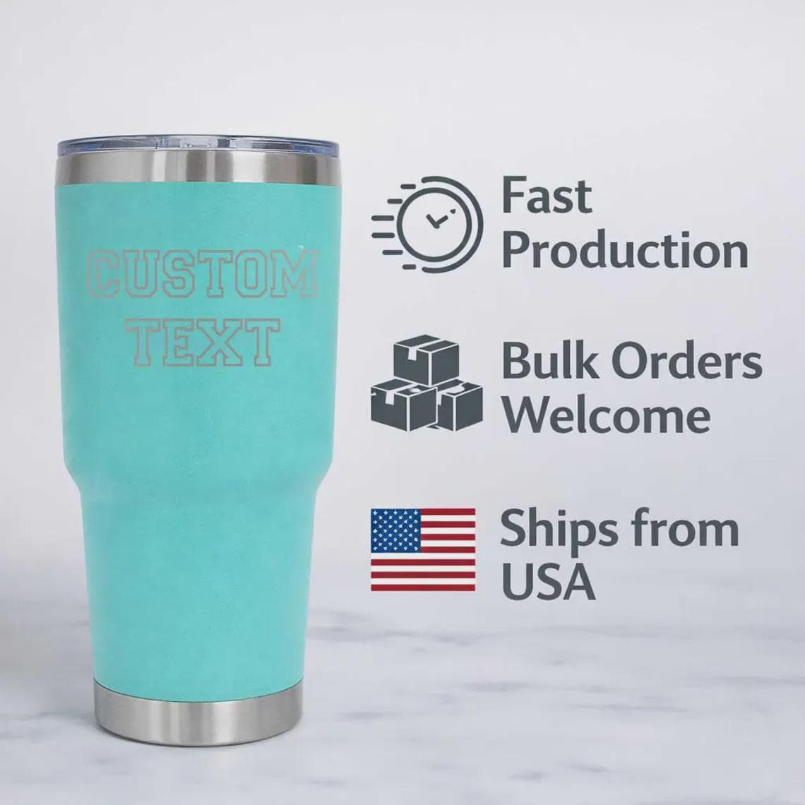 Personalized Hydro Flask Water Bottle – Custom Laser Engraved Tumbler